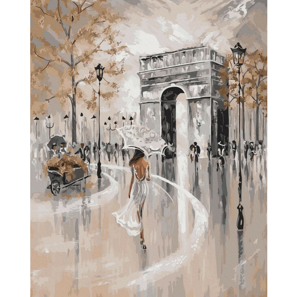 Картина по номерам Города - Прогулянка Парижем