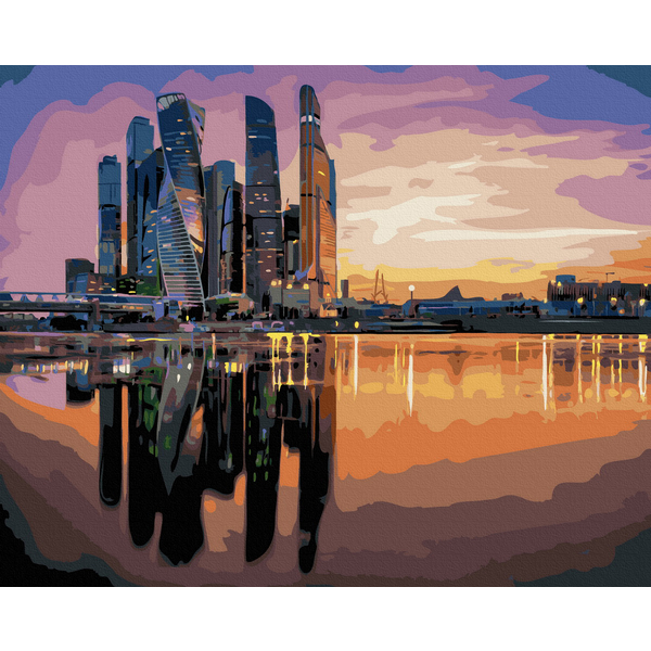 Картина по номерам Города - Вид на Дубаї