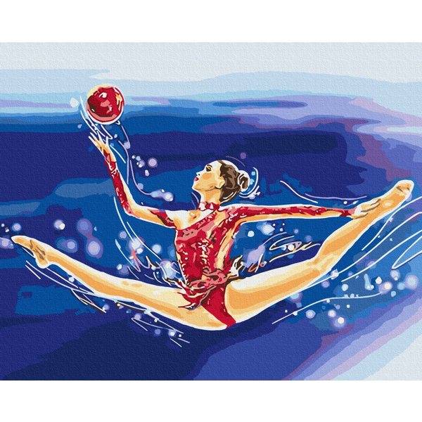 Картина по номерам Люди на картинах - Гімнастка