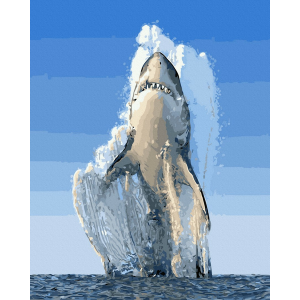 Картина по номерам Тварини, птахи та риби - Щелепи