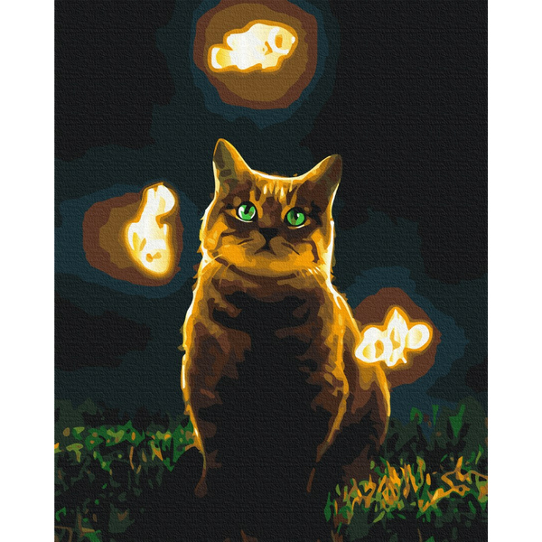 Картина по номерам із золотою фарбою - Золоті мрії