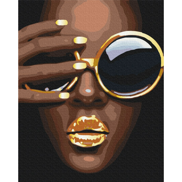 Картина по номерам із золотою фарбою - Літо в золоті