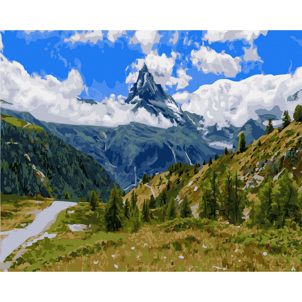 Картина по номерам Природа - Час в похід