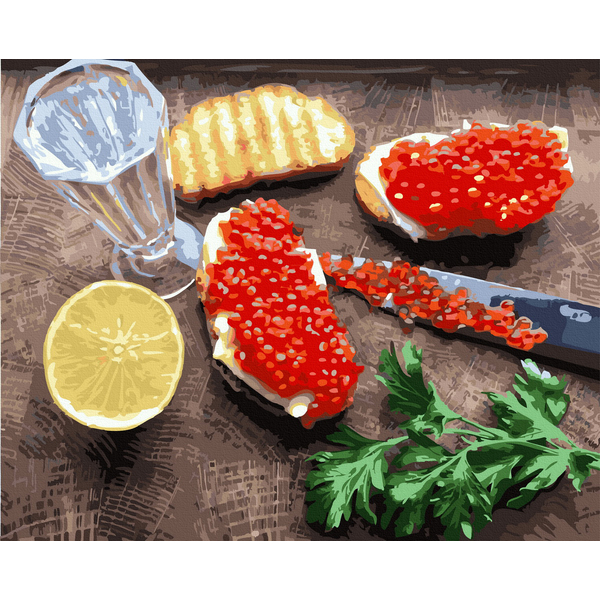 Картина по номерам Натюрморти - Заморські гостинці