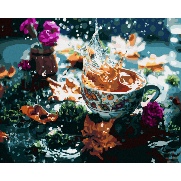 Картина по номерам Натюрморти - Енергія в чашці