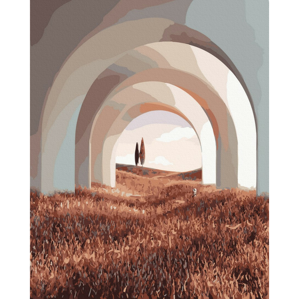 Картина по номерам Абстракції - Пастельний шлях