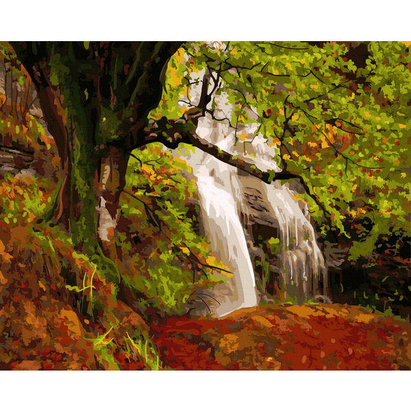 Картина по номерам Природа - Осінь в лісі