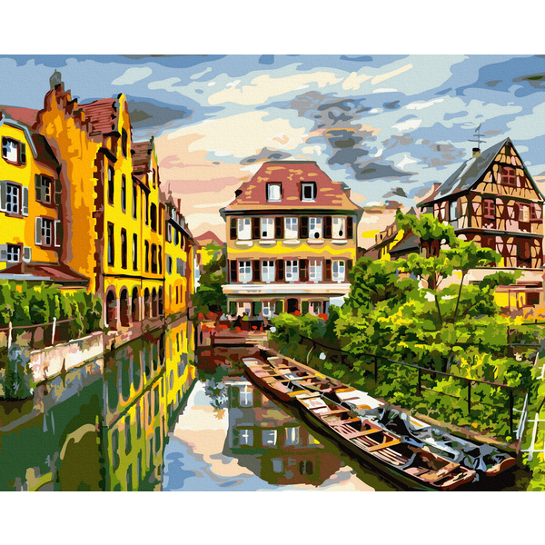 Картина по номерам Города - Затишне старе місто