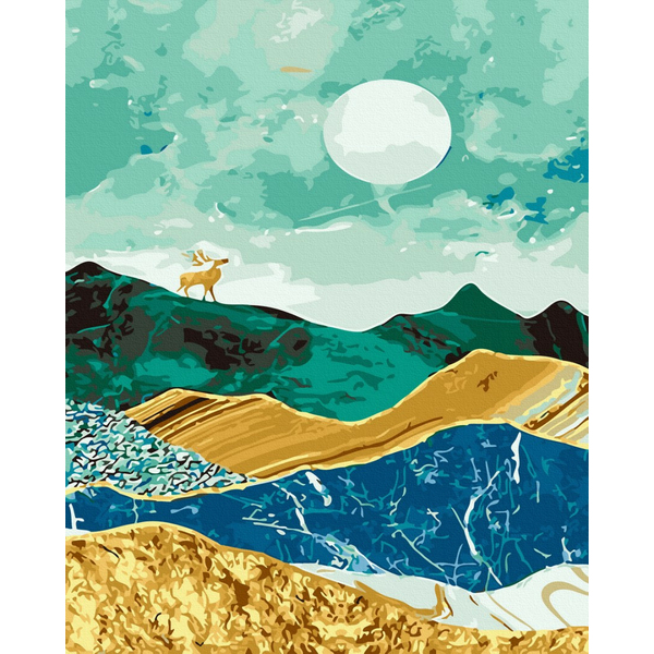 Картина по номерам Пейзажі - Пейзаж золота