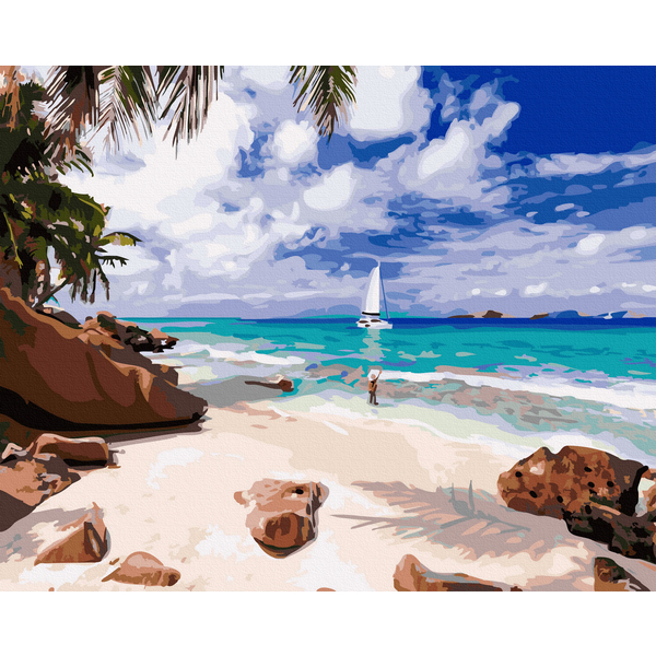 Картина по номерам Природа - Райський куточок