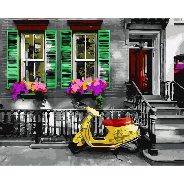 Картина по номерам Города - Передмістя Парижу