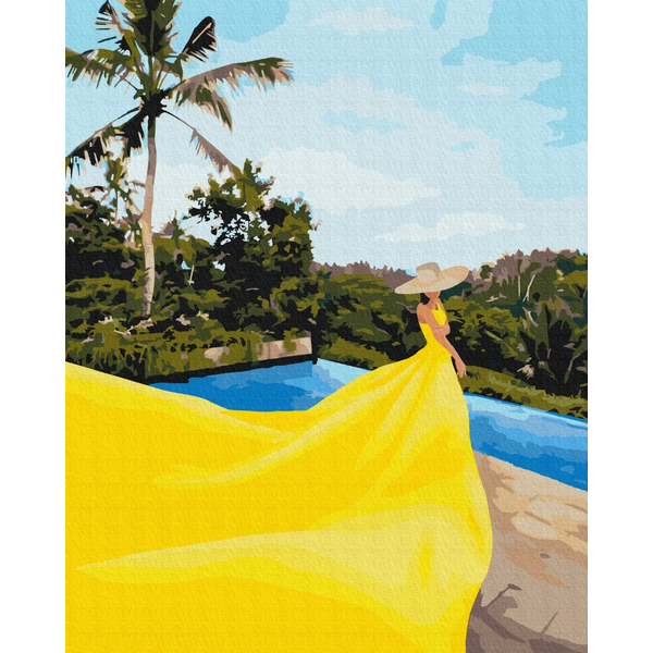 Картина по номерам Люди на картинах - Омріяний відпочинок