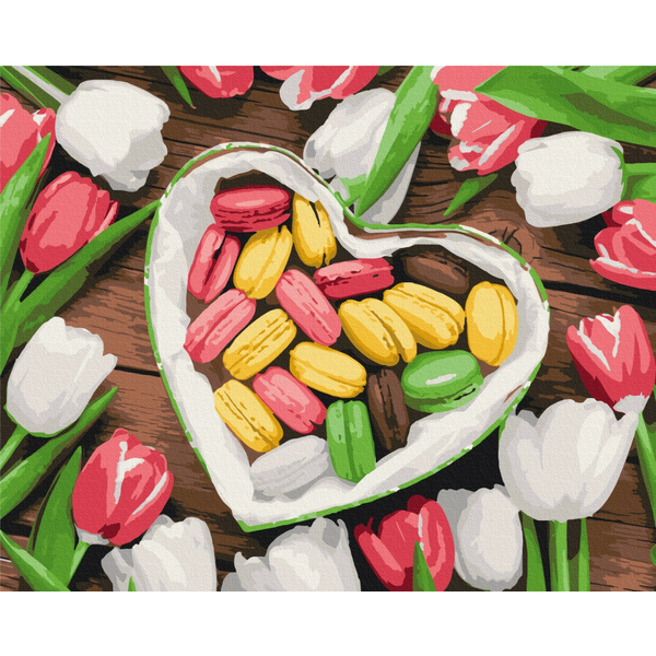 Картина по номерам Романтика - Пакуночок любові