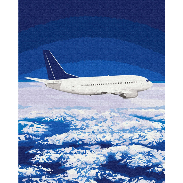 Картина по номерам Кораблі, автомобілі та літаки - Політ в небесах