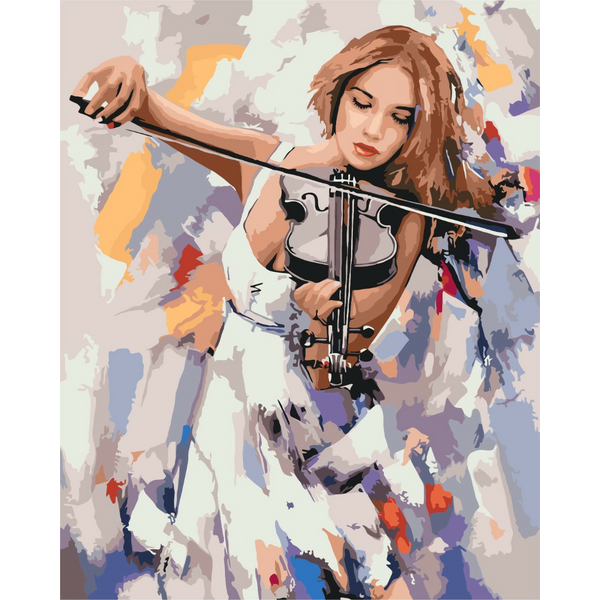 Картина по номерам Абстракції - Скрипалька