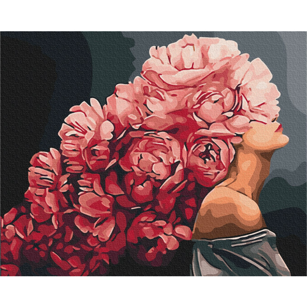 Картина по номерам Абстракції - Квіткові роздуми