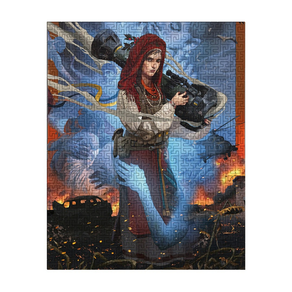 Дерев'яні пазли круглі - Пазл-лабіринт Свята Джавеліна