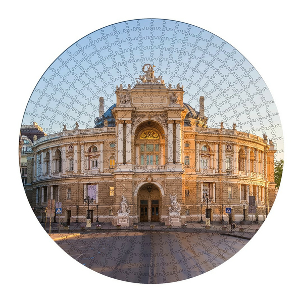 Дерев'яні пазли круглі - Одеська Опера