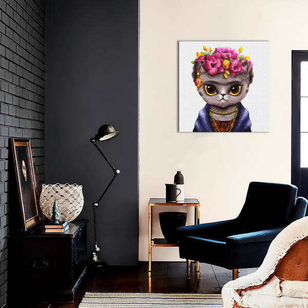 Постер на полотні - Киця Фріда ©Маріанна Пащук