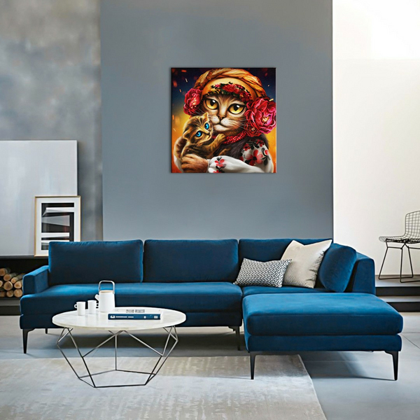 Постер на полотні - Cats family ©Marianna Pashchuk