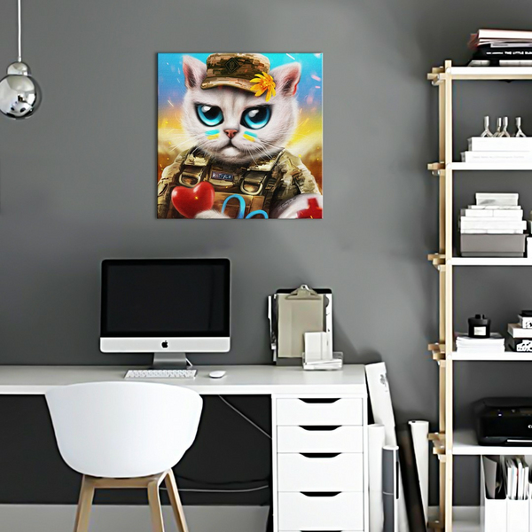 Постер на полотні - Котик лікар ©Маріанна Пащук