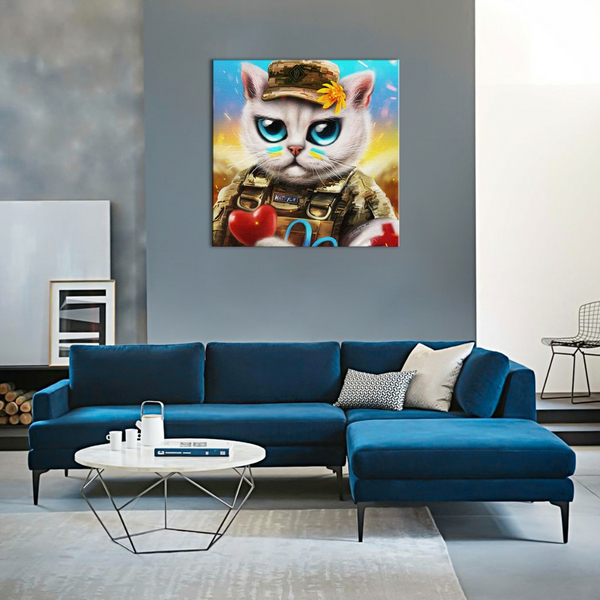 Постер на полотні - Котик лікар ©Маріанна Пащук