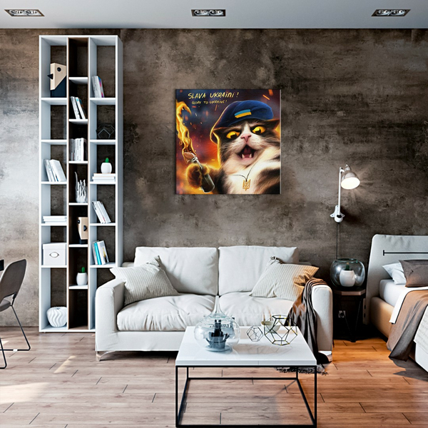 Постер на полотні - Rebel cat ©Marianna Pashchuk