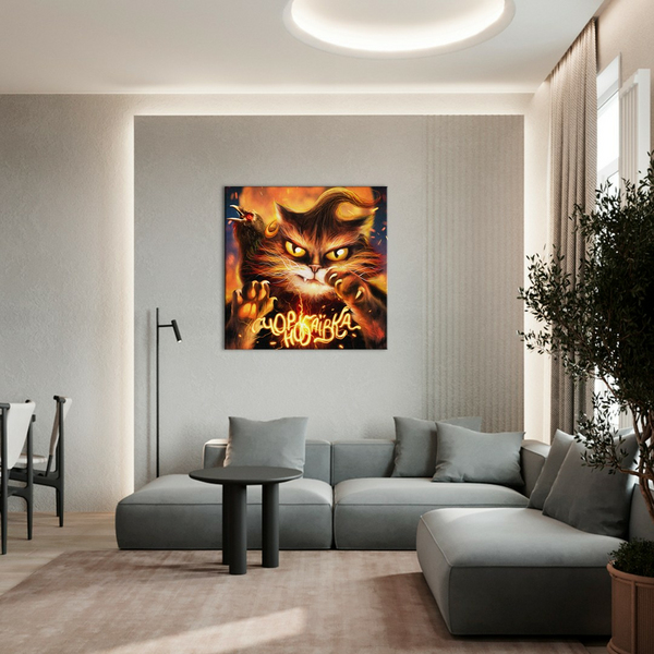 Постер на полотні - Cat from Chornobaivka ©Marianna Pashchuk