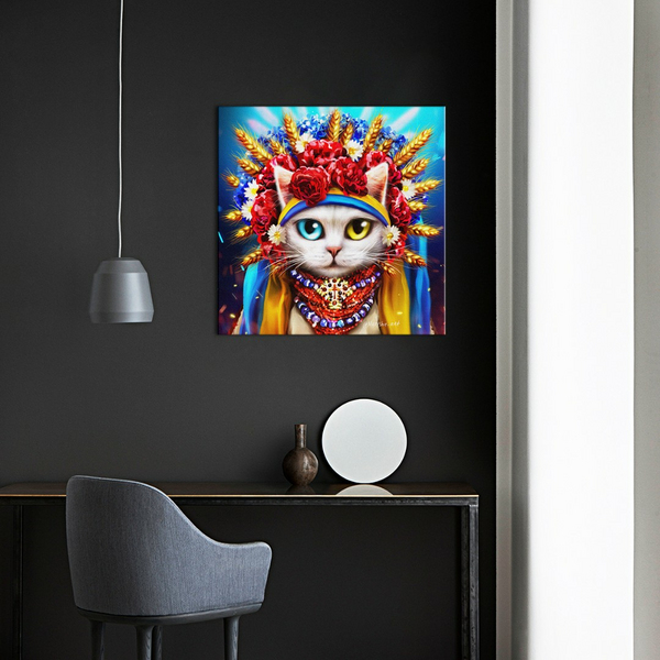 Постер на полотні - Ukrainian kitty ©Marianna Pashchuk