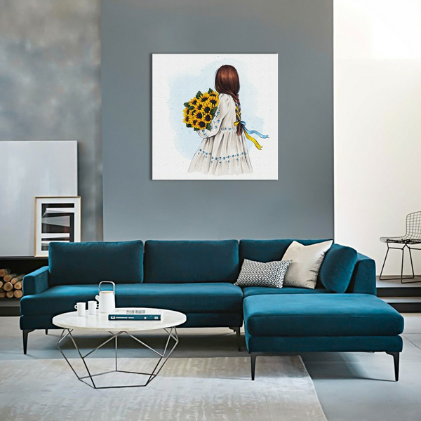 Постер на полотні - Квіти України ©Alla Berezovska