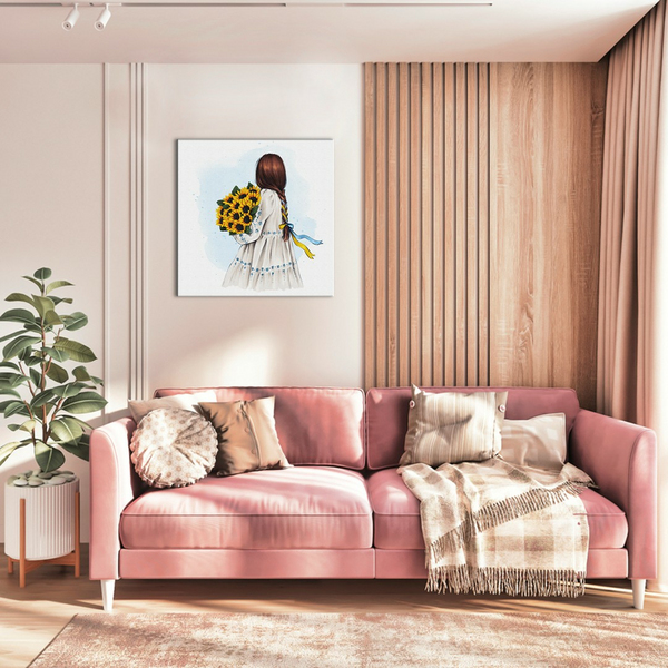 Постер на полотні - Квіти України ©Alla Berezovska