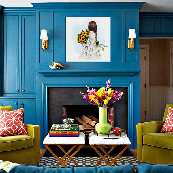 Постер на полотні - Квіти України ©Alla Berezovska