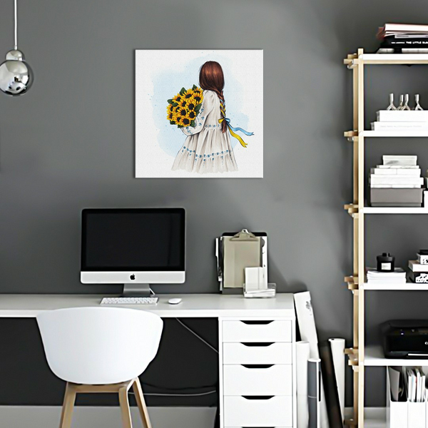 Постер на полотні - Квіти України ©Alla Berezovska