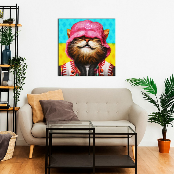 Постер на полотні - Котик Kalush ©Маріанна Пащук