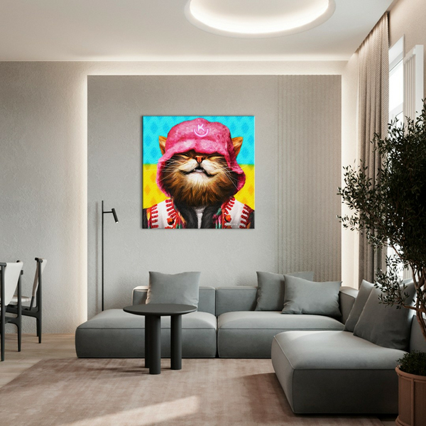 Постер на полотні - Котик Kalush ©Маріанна Пащук