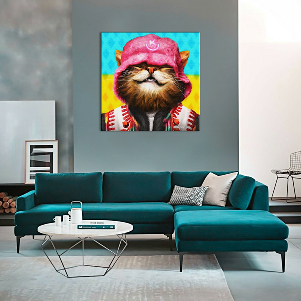 Постер на полотні - Котик Kalush ©Маріанна Пащук