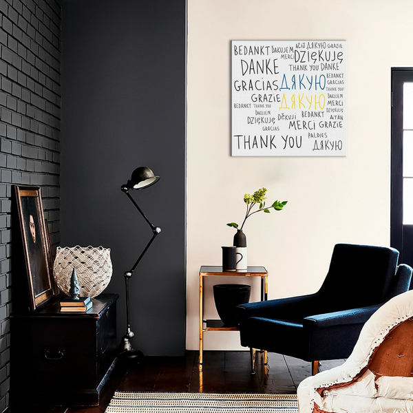 Постер на полотні - Thank you!