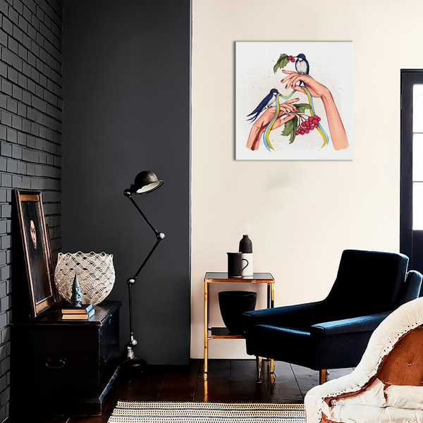 Постер на полотні - Hope in the hands © Alla Berezovska