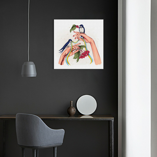 Постер на полотні - Hope in the hands © Alla Berezovska