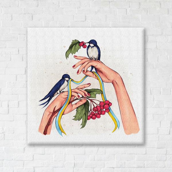 Постер на полотні - Hope in the hands © Alla Berezovska