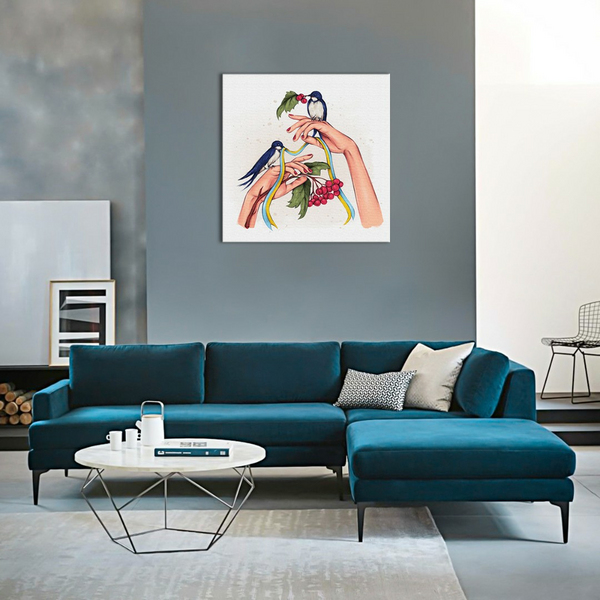 Постер на полотні - Hope in the hands © Alla Berezovska