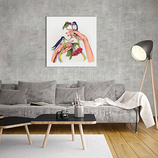 Постер на полотні - Hope in the hands © Alla Berezovska