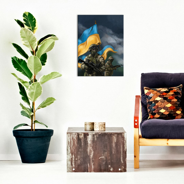 Постер на полотні - ЗСУ © Ольга Бочулинська