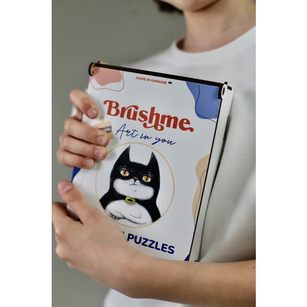 Патріотичні пазли - Котик Бетмэн ©Марианна Пащук