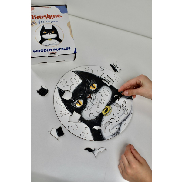 Патріотичні пазли - Котик Бетмэн ©Марианна Пащук