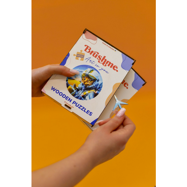 Патріотичні пазли - Котик Привид Києва ©Маріанна Пащук