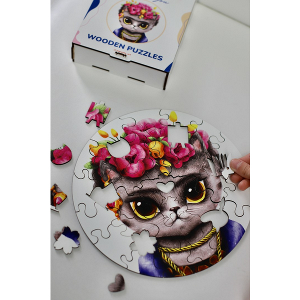 Патріотичні пазли - Кошка Фрида ©Марианна Пащук