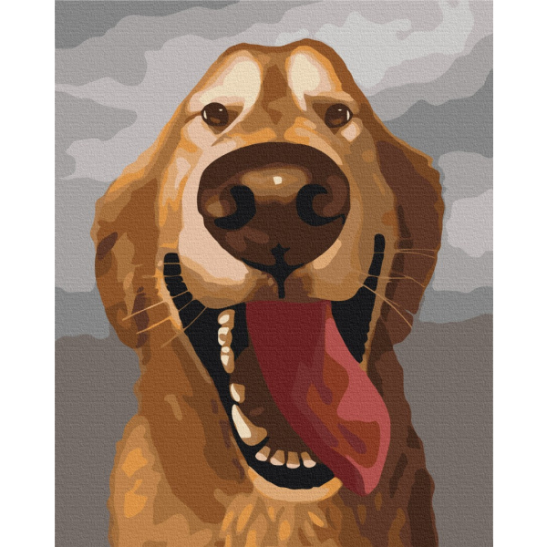 Картина по номерам Тварини, птахи та риби - Щасливий друг