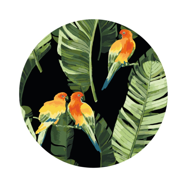 30 см - Папуги в тропіках (Розмір M)