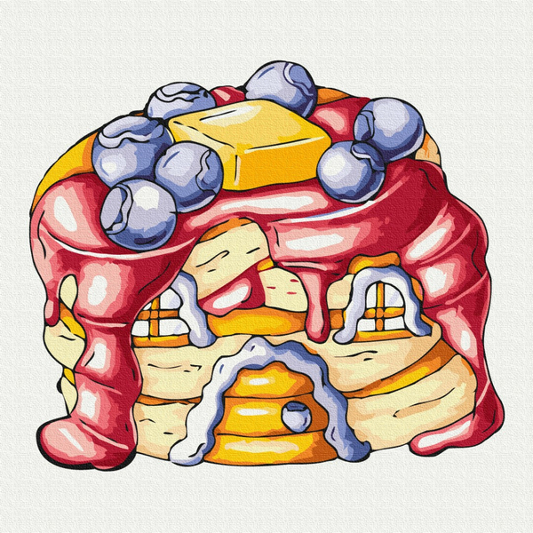 Картина по номерам Картины 40x40 - Бісквітний будиночок